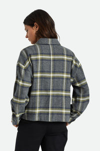Bowery Women's L/S Flannel - Washed Navy