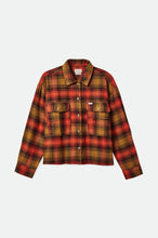 Load image into Gallery viewer, Bowery Women&#39;s L/S Flannel - Washed Copper/Barn Red
