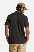 Load image into Gallery viewer, Waffle S/S Polo - Washed Black
