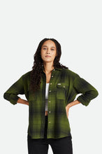 Load image into Gallery viewer, Bowery Boyfriend Flannel - Chive/Black
