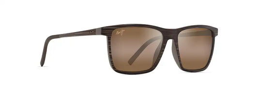 MAUI JIM ONE WAY BROWN STRIPE WITH BRONZE LENSE SUNGLASSES