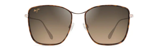 MAUI JIM TIGER LILY DARK TORTOISE AND GOLD WITH BRONZE LENSE SUNGLASSES