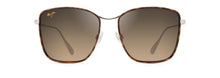 Load image into Gallery viewer, MAUI JIM TIGER LILY DARK TORTOISE AND GOLD WITH BRONZE LENSE SUNGLASSES
