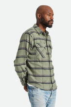 Load image into Gallery viewer, Bowery Stretch Water Resistant L/S Flannel - Olive Surplus/Black/White
