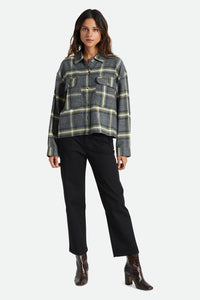 Bowery Women's L/S Flannel - Washed Navy