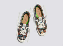 Load image into Gallery viewer, Hokusai OCA Low Warrior Print Canvas Sneaker Women
