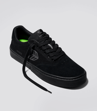 Load image into Gallery viewer, NAIOCA PRO All Black Suede and Canvas Ash Grey Logo Sneaker Women
