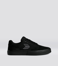 Load image into Gallery viewer, NAIOCA PRO All Black Suede and Canvas Ash Grey Logo Sneaker Women
