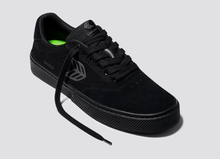 Load image into Gallery viewer, NAIOCA PRO All Black Suede and Canvas Ash Grey Logo Sneaker Men
