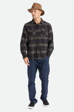 Load image into Gallery viewer, Bowery L/S Flannel - Black/Charcoal
