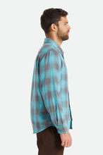 Load image into Gallery viewer, Bowery Soft Weave L/S Flannel - Blue Mirage
