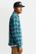 Load image into Gallery viewer, Bowery Soft Weave L/S Flannel - Teal
